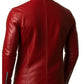 Jack Red Leather Jacket - Leather Jacket for Men Red
