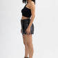 Whet Blu NYC Jade Fashion leather skort side view for women