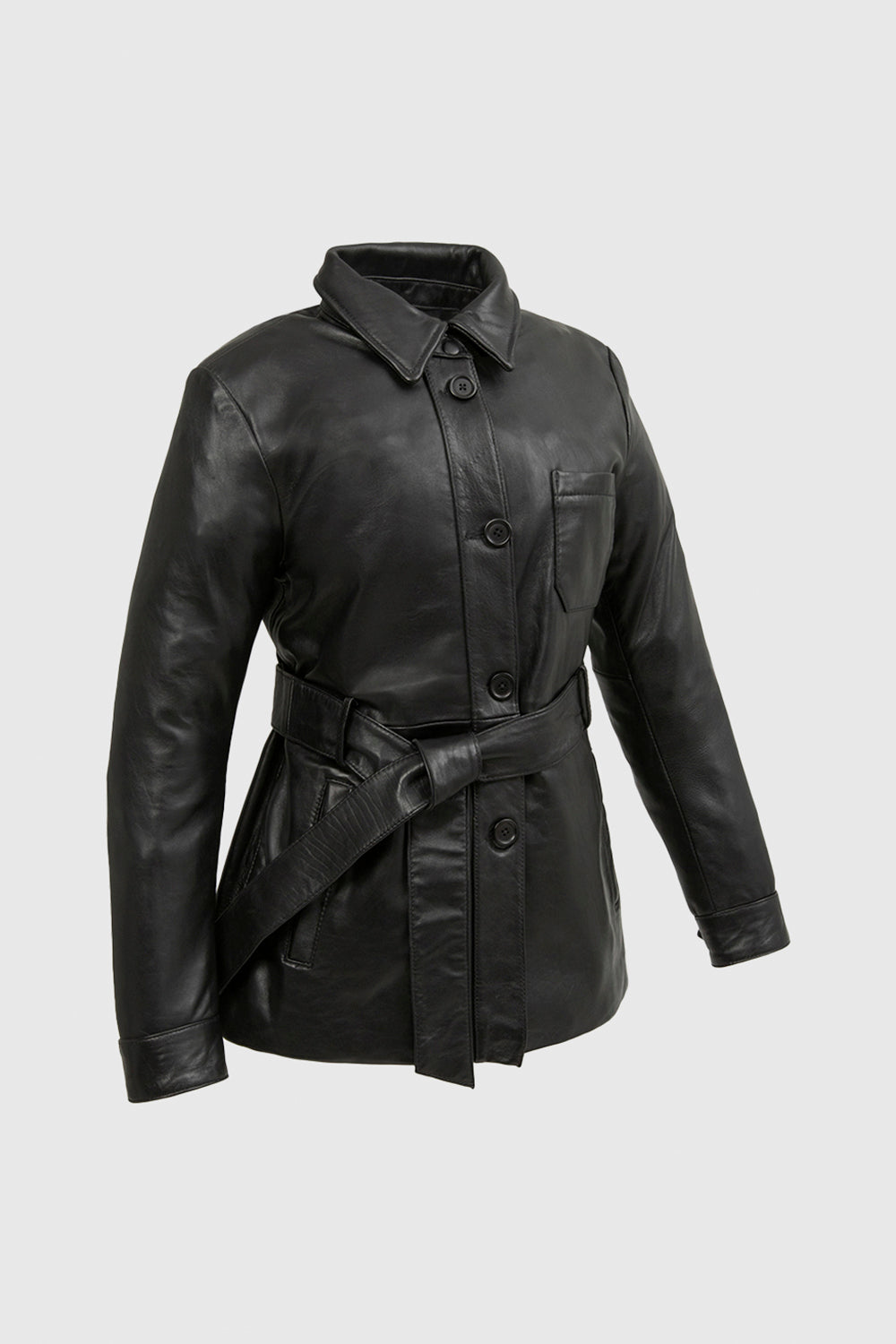 Whet Blu NYC Janely women's fashion leather jacket in a sleek design