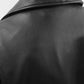 Whet Blu NYC Jay men's fashion leather jacket, upper back side view