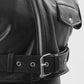 Whet Blu NYC Jay men's fashion leather jacket with zip closure and belt detail