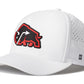 JBR x Haka Red Bison Performance 5-Panel Hat  |  Buffalo Flexfit Snapback