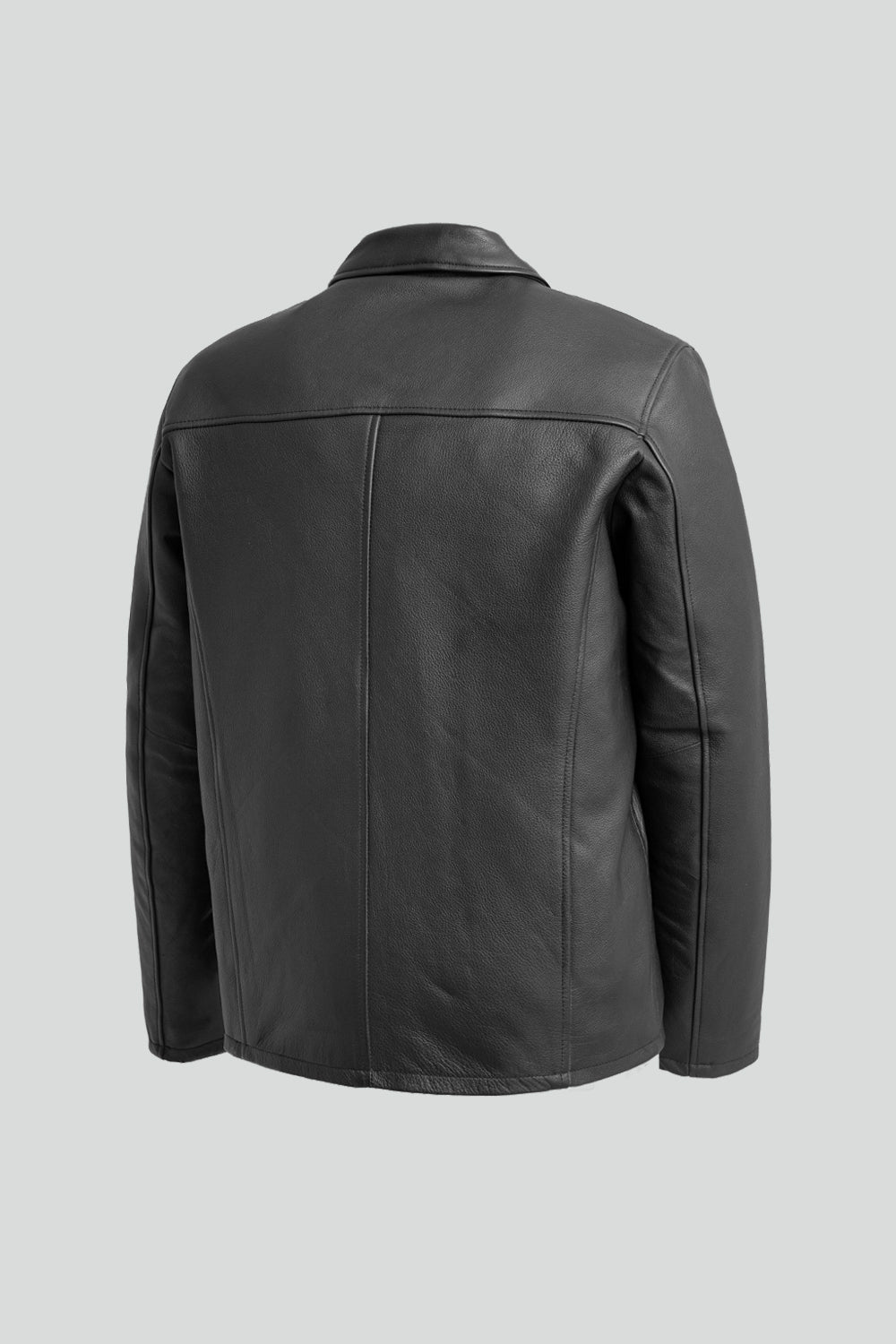 Whet Blu NYC JD men's leather jacket, back view
