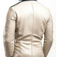 Jesse white Leather Jacket - Men Leather Jacket white