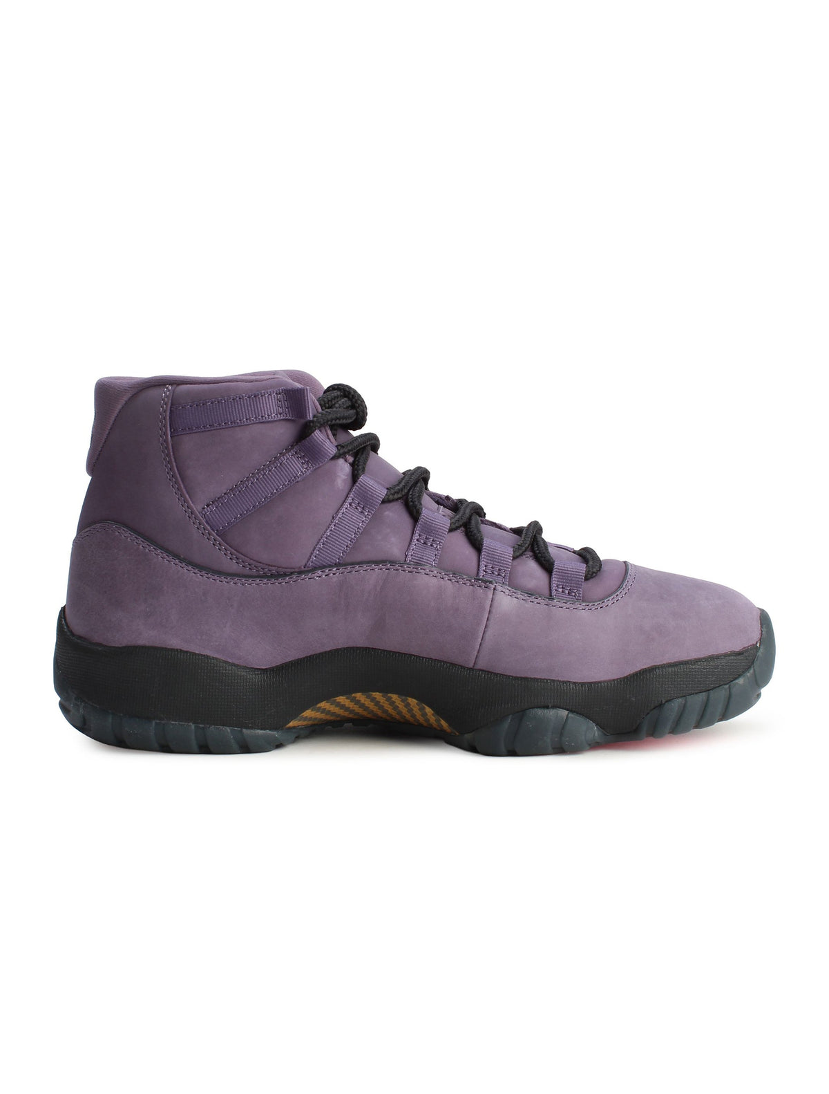 Air Jordan Men's 11 Retro Mojave footwear by Denim Exchange in brown and black suede with signature details