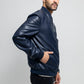 Justin Men's Faux Leather Bomber Jacket
