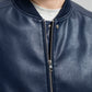 Justin Men's Faux Leather Bomber Jacket
