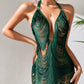 Low Cut Fringe Chemise