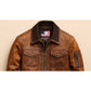 Kai Leather Brown Jacket - Men Leather Jacket Brown