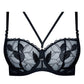 Samanta Kendall Sheer Balconette Bra