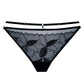 Samanta Kendall Sheer Mesh Low-Rise String Panty-3