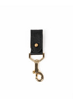 Black Deux Mains key chain, front view
