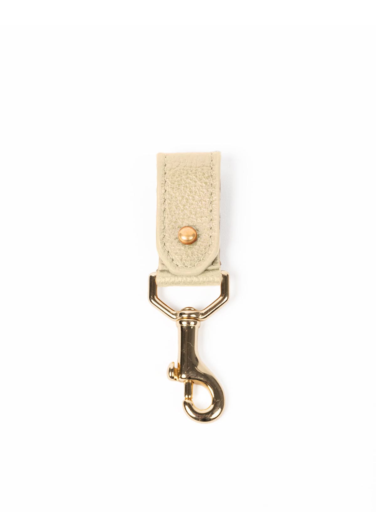 Deux Mains bone key chain, front view