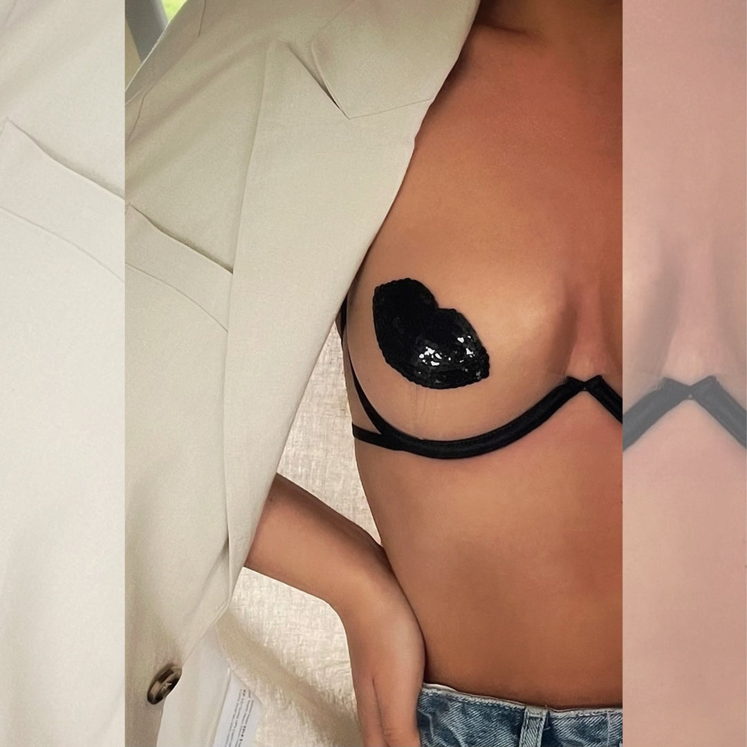 Invisible Mesh Demi Cup Bra Kinga Kiss Me-3