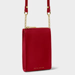 KADOU BOUTIQUE Zana Slim Crossbody bag in sleek design, featuring adjustable strap and compact shape for everyday use.