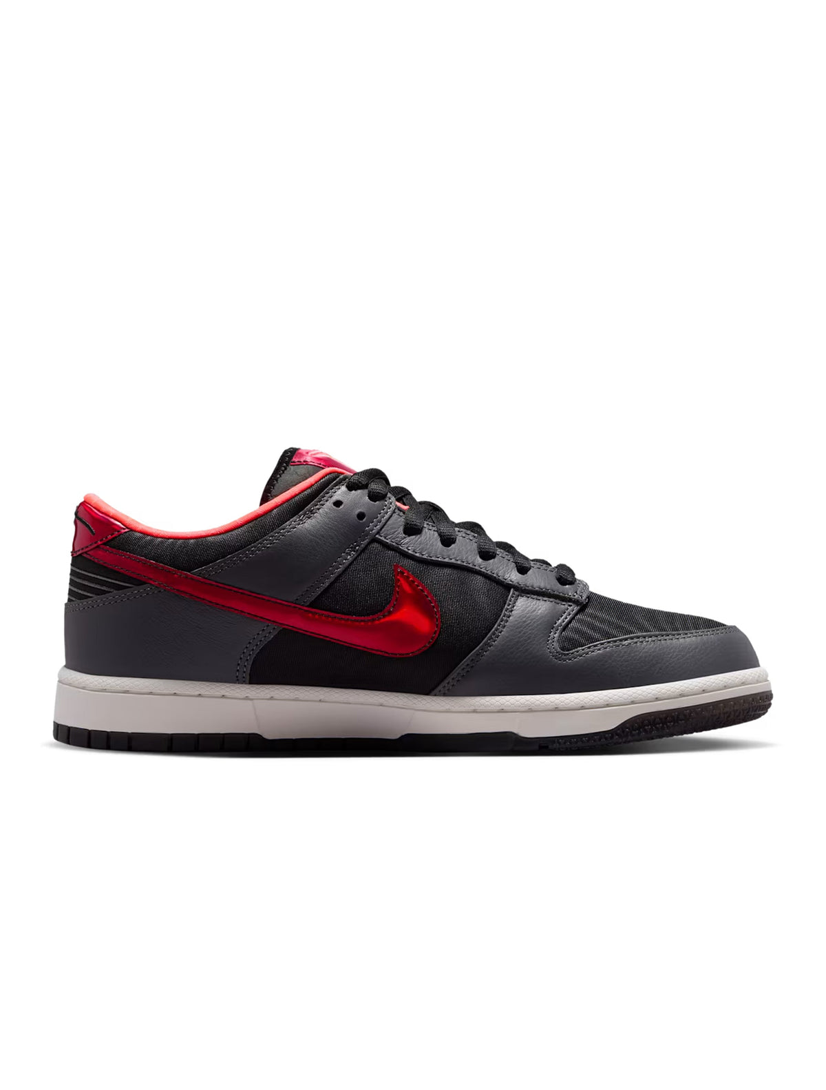 Nike Men's Kobe Dunk Low Protro sneakers in black and hot punch, featuring a sleek design and signature Nike branding.
