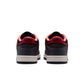 Nike Men's Kobe Dunk Low Protro sneakers in black with hot punch accents, featuring a low-top design and Nike branding.