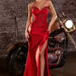 Ladivine KV1132 Strapless Fitted Sweetheart Neckline Evening Gown