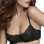 Lace Demi Cup Bra Montelle Intimates Coquette-0