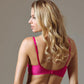 Lace Overlay Full Figure Bra Lauma Vivian Pink-4