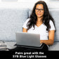 Shield Your Body SYB Laptop Pad shown beside protective glasses