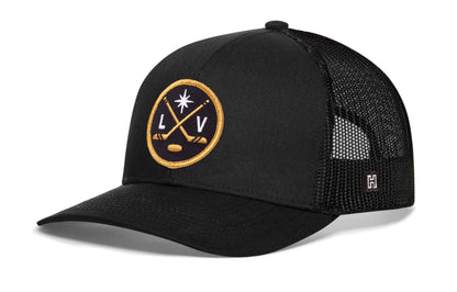 Las Vegas Hockey Trucker Hat  |  LV X Snapback