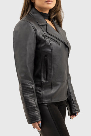 Lauren Women's Faux Leather Moto Jacket