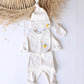 Lemon Patterned 5 Piece Newborn Set