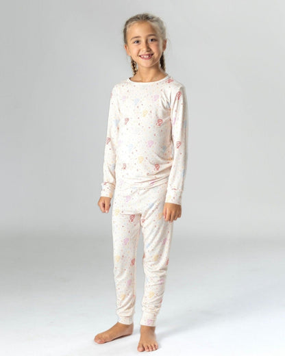 Leo Zodiac Bamboo Pajamas for Kids – Two Piece Set
