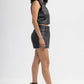 Whet Blu NYC Lexi Fashion leather vest side view for women