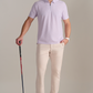 AIR Zip Polo Solid // Lilac