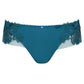 Lisca Peony Dark Turquoise Sheer Lace Side Tanga Panty