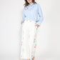 Gracia Fashion Women's Long Sleeve Shirt Button Down Sequin Embellished