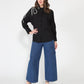 Gracia Fashion Women's Long Sleeve Shirt Button Down Sequin Embellished