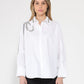 Gracia Fashion Women's Long Sleeve Shirt Button Down Sequin Embellished
