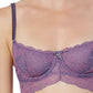 Longline Lace Demi Cup Bra Montelle Boudoir Glamour-3