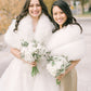 Ivory White Fur Wrap (Penelope Wht01)