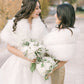 Ivory White Fur Wrap (Penelope Wht01)