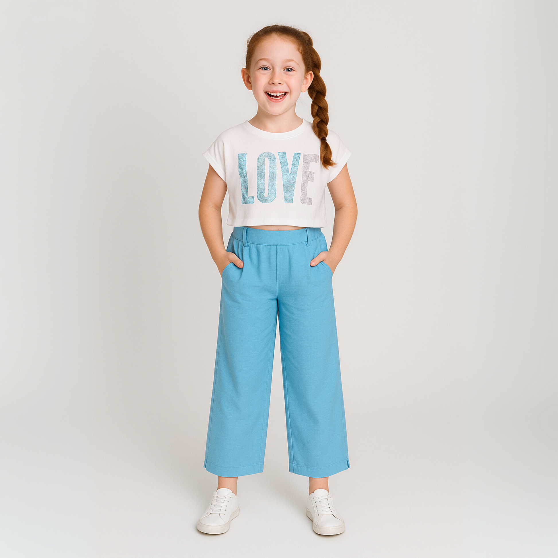 Stretch Love Girls Casual Set-0