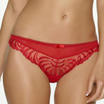 Felina Lana Sheer Low Rise Thong Panty-2