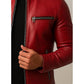 Lucas Red Leather Jacket - Leather Jacket for Men Red