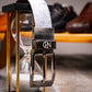 Lucca Belt Newspaper / Black
