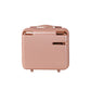 HouseOfZazla 4-piece rose gold hard ABS luggage set with 360° dual rotating wheels