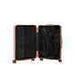 HouseOfZazla rose gold 4-piece hard ABS luggage set with 360° dual rotating wheels
