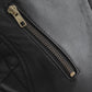 Whet Blu NYC Alessandra women's lambskin moto jacket with zippered pocket detail