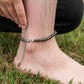 Hematite Magnetic Anklet (6mm Round Beads)