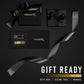 Carbon Fiber Magnetic Bracelet for Men (Gold)