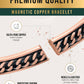 Curb Chain Inlay Copper Cuff Magnetic Therapy Bracelet for Men & Women