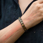 EllipseMAX Magnetic Bracelet for Women (Black & Gold)