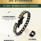 EllipseMAX Magnetic Bracelet for Women (Black & Gold)